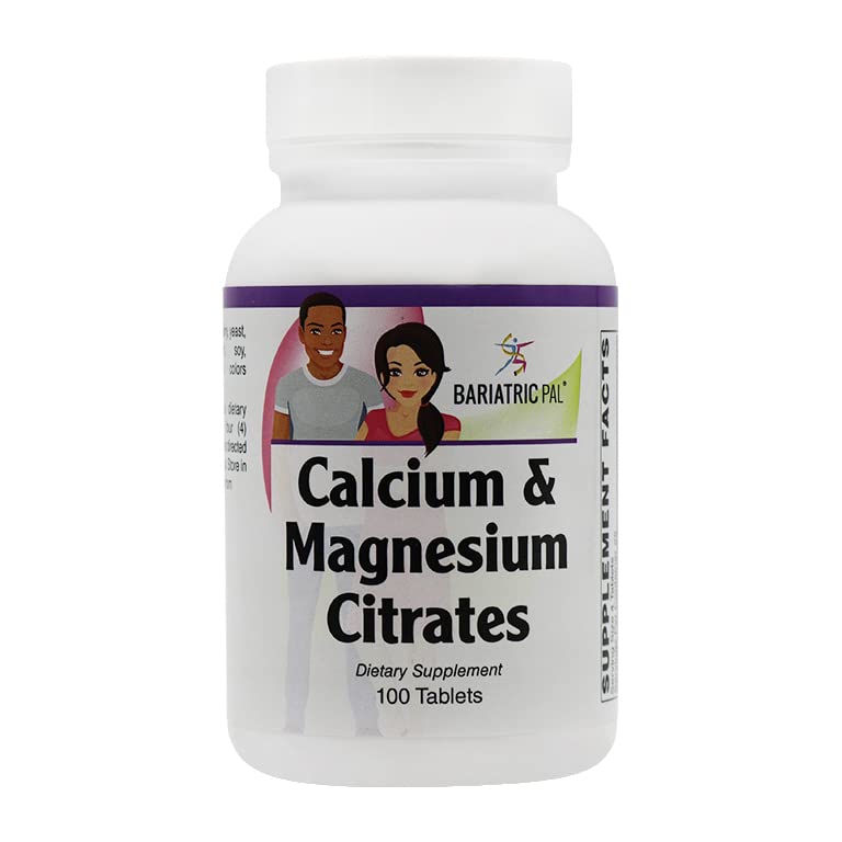 BariatricPal Calcium & Magnesium Citrates 100 Tablets