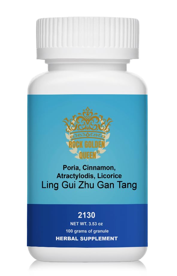Rock Golden Queen Ling GUI Zhu-Gan Tang/Poria, Cinnamon, Atractylodis & Licorice Decoction Powder 3.53 Ounce