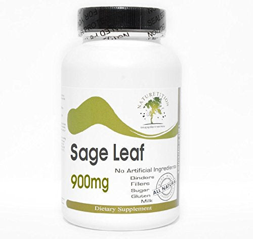 Naturetition Supplements Sage Leaf 900mg, 200 Capsules
