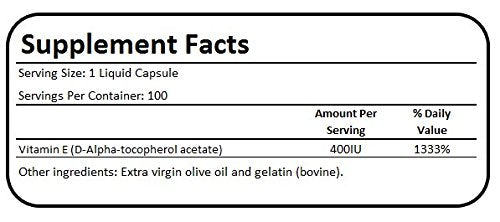 Livatone Vitamin E Capsule 1 Count