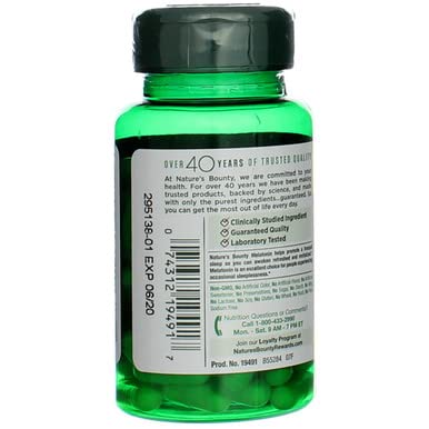Nature's Bounty Melatonin 10mg Capsules, 240 Count