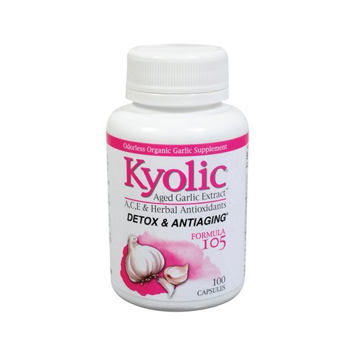 Kyolic #105 With Vitamins A & E, Selenium Capsules 100 Count