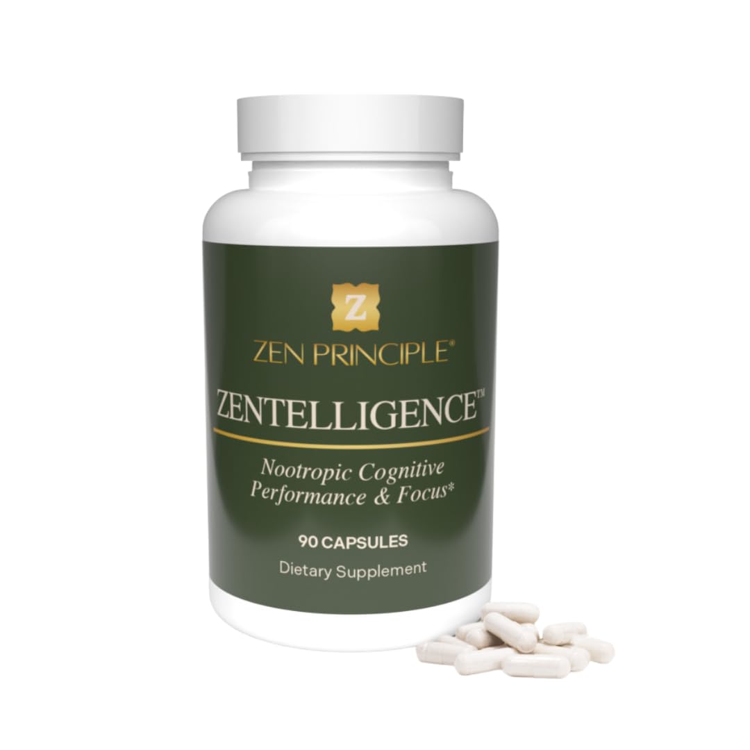 Zen Principle Zentelligence Focus Nootropic Supplement Capsule, 90 Capsules