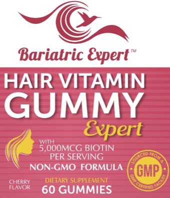 Bariatric Food Expert Hair Vitamin Gummies, 16-Count