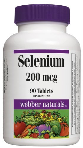 Webber Naturals Selenium 200mcg Tablets, 90 Tablets