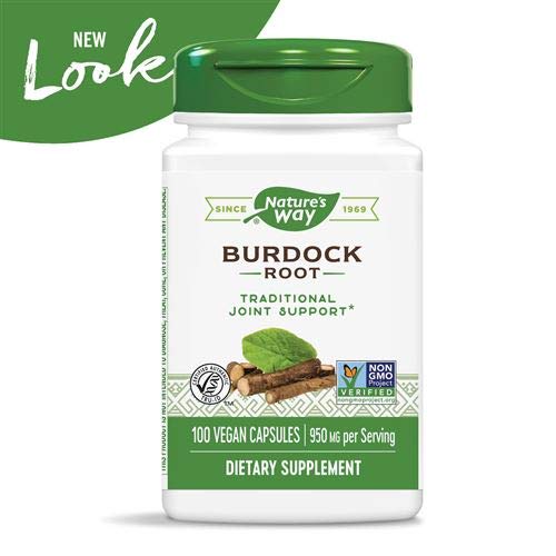 Nature's Way Burdock Root 475 mg per capsule, 200 Capsules