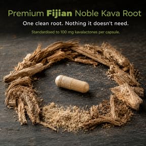 PRIMO KAVA Kava Capsules 100mg, 30 Count