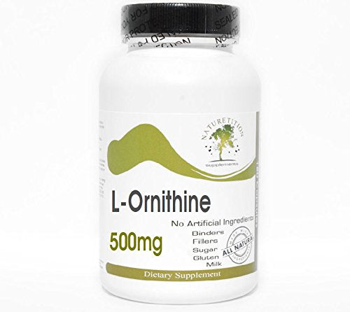 Naturetition Supplements L-Ornithine 500mg Capsules 200 Capsules