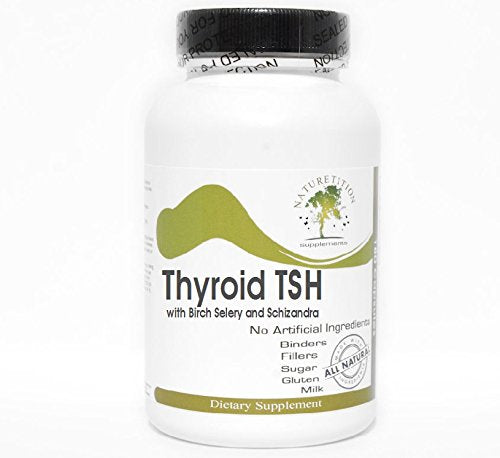Naturetition Supplements Thyroid TSH with Birch Selery and Schizandra Capsule, 1