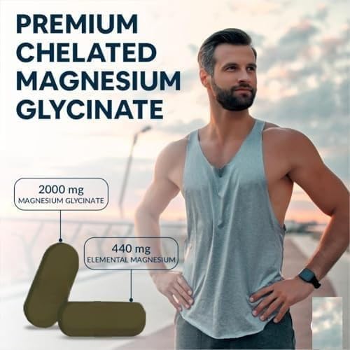 Generic Magnesium Glycinate 2000mg Tablet, 120 Tablets