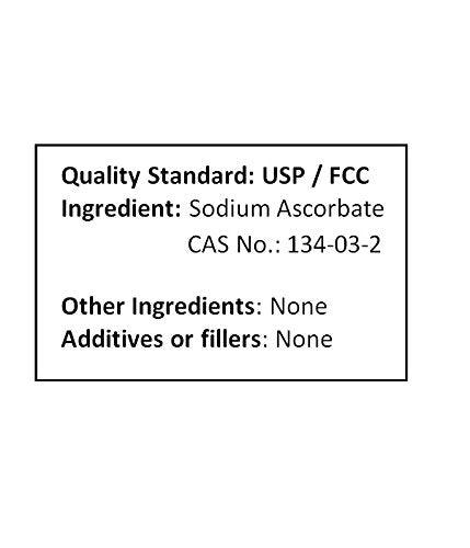 NuSci Sodium Ascorbate Pure Powder 35.27 Ounces