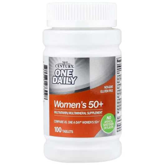 21st Century One Daily Women's 50+ Tablets, 100-Count