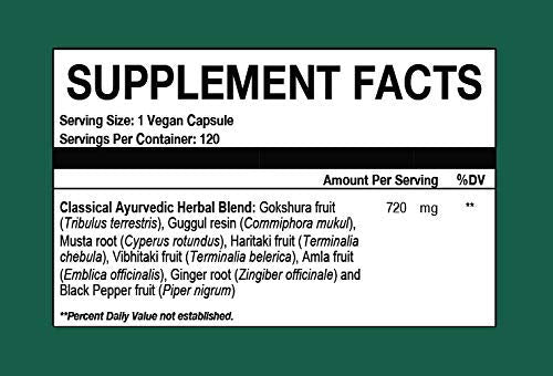 Harmony Nutraceuticals Gokshuradi Guggul - Urogenital Harmony 120 Capsules