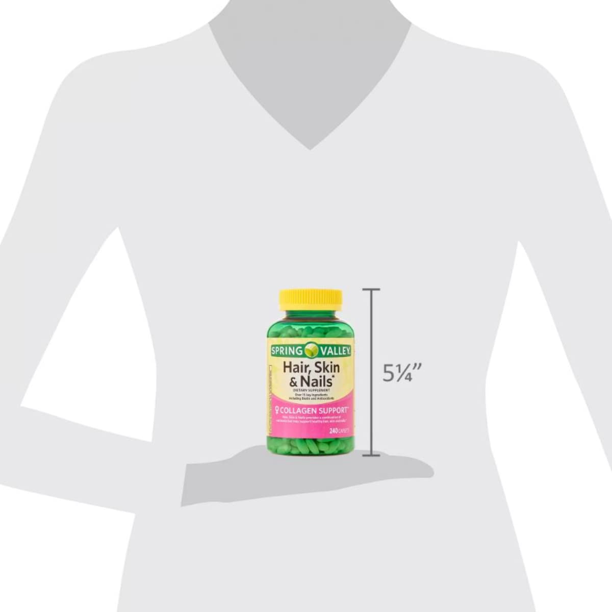 VOZRO Hair, Skin & Nails Caplets, 240