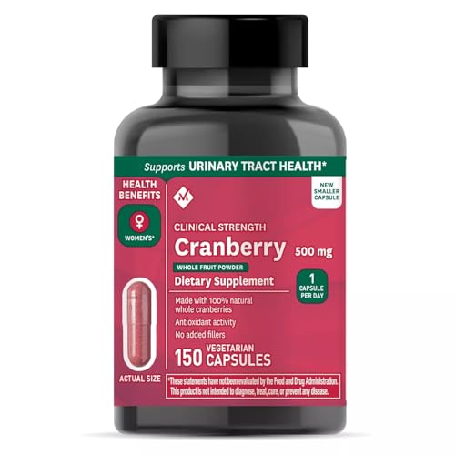 Member's Mark Clinical Strength Cranberry Supplement Capsule, 1 Count