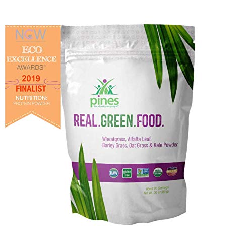 Pines Real.Green.Food. Organic Superfoods Powder Blend, Powder, 8 Ounce