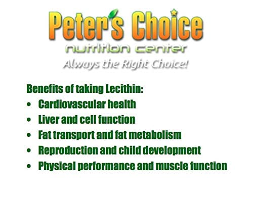 Peter's Choice Lecithin 1200mg Softgels, 100 Count
