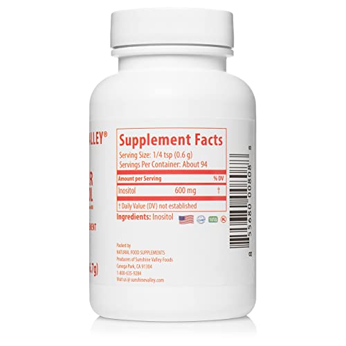 Sunshine Valley Super Inositol Powder, 2 oz
