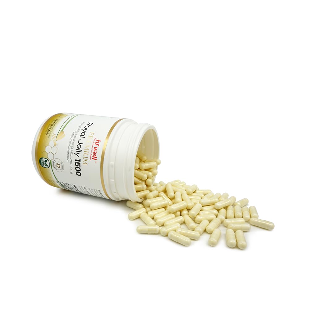 Hi Well Pure & Natural New Zealand Premium Royal Jelly 1500 Softgel 300