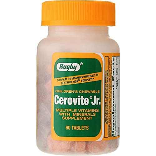 Rugby Laboratories Cerovite Jr. Children's Chewable 60 Count