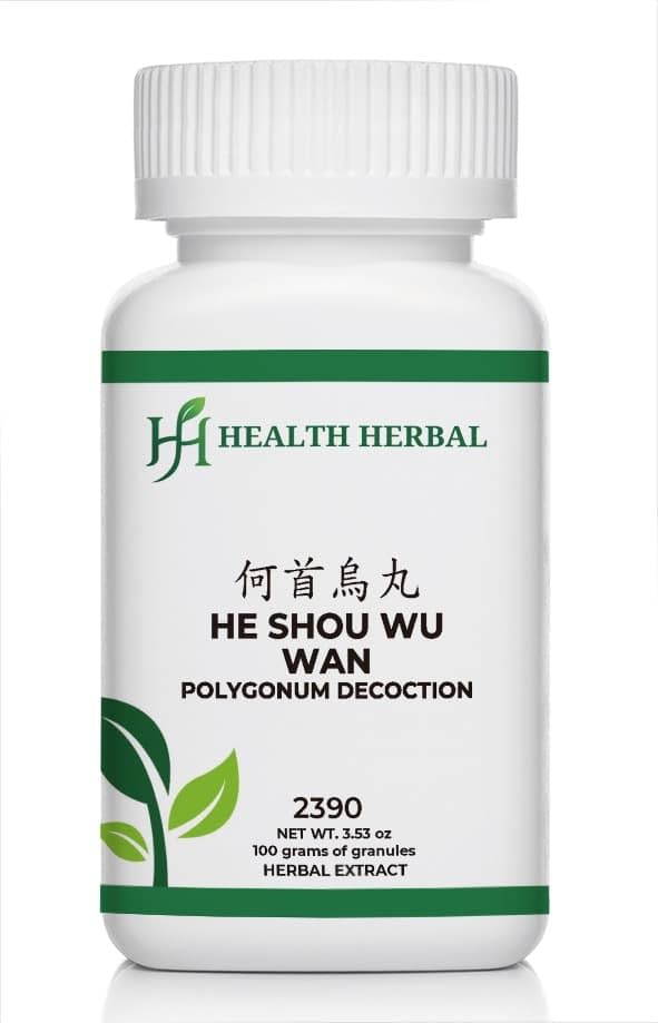 Health Herbal He Shou Wu Wan/Polygonum Decoction Granule Powder, 3.53 oz