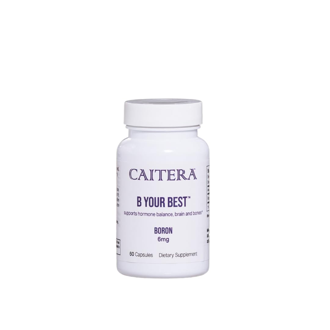 Caitera B Your Best Boron Glycinate Dietary Supplement 60 Capsules