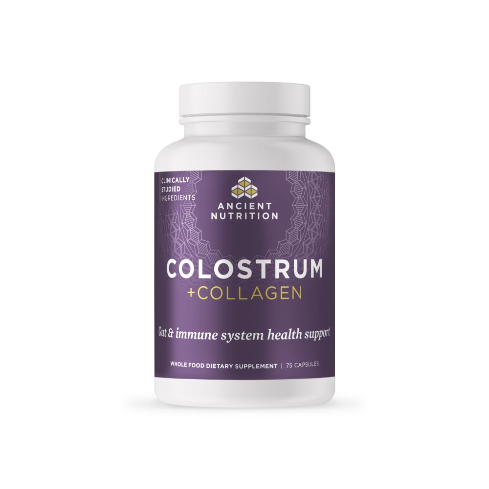Ancient Nutrition Colostrum Superfood + Collagen Capsule, 75 Count