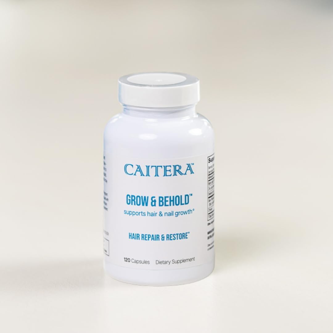 Caitera Grow & Behold Hair Supplement Capsules 120