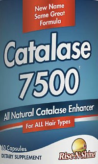 Rise-N-Shine Catalase Supplement 7500 with Saw Palmetto, Biotin, Fo-Ti, PABA Capsule 180 Capsules