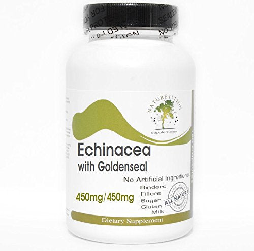 Naturetition Supplements Echinacea 450mg with Goldenseal 450mg Capsules 1 Count