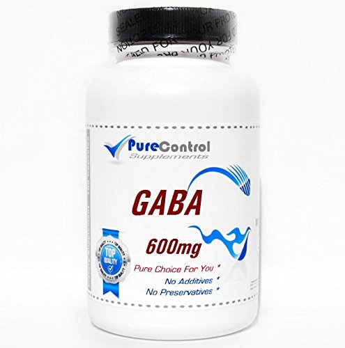 PureControl Supplements GABA 600mg Capsules, 180 Capsules