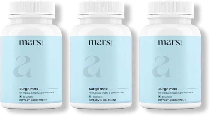 mars by GHC Natural Surge Max Capsules, 180 Capsules