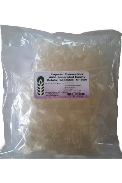 Capsule Connection Separated Empty Gelatin Capsules Size 0, 1 Count