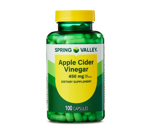 IT'S BRAZILIAN Apple Cider Vinegar Dietary Supplement Capsules, 450 mg, 100 Count