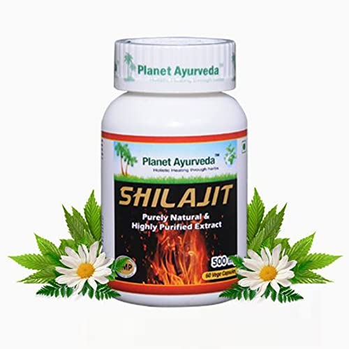 Planet Ayurveda Shilajit Capsules 120 Count