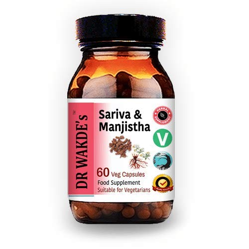 DR WAKDE's Sariva & Manjistha Capsules, 1 Count