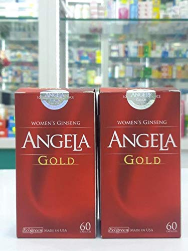 Kaxilu Angela Gold Women's Ginseng Capsules, 2-Box Pack