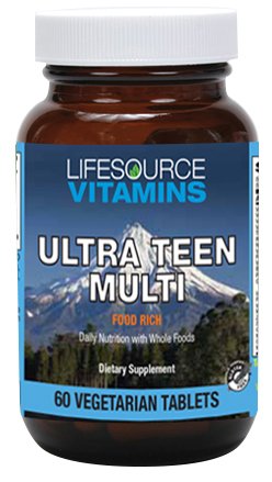 LifeSource Vitamins Ultra Teen Multivitamin 60 Tablets
