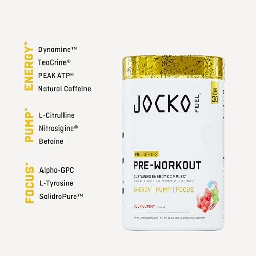 Jocko Fuel Preworkout Pro Series Powder, 16 Servings