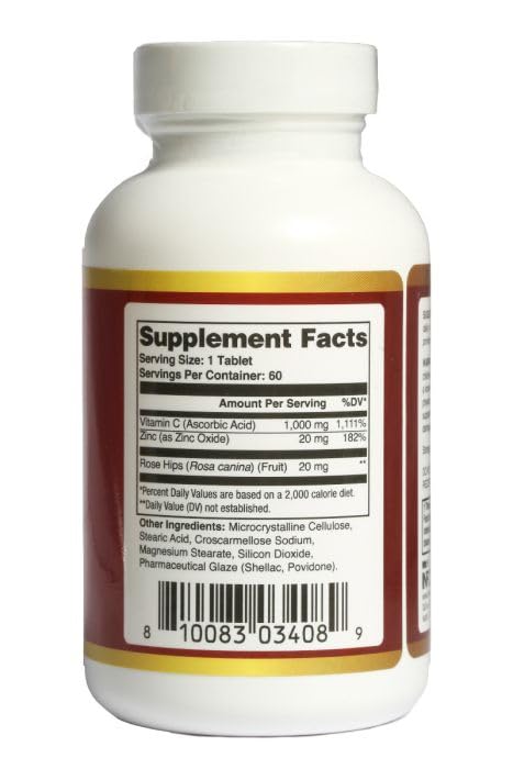 Generic Vitamin C with Zinc Capsule 60 Capsules