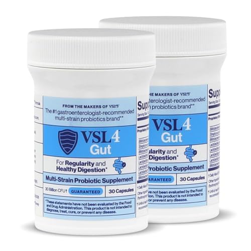VSL4 Gut Daily Probiotics for Gut Health Capsule 60 Capsules