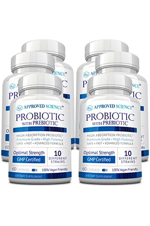 Approved Science Probiotic with Prebiotic Capsules 360 Capsules