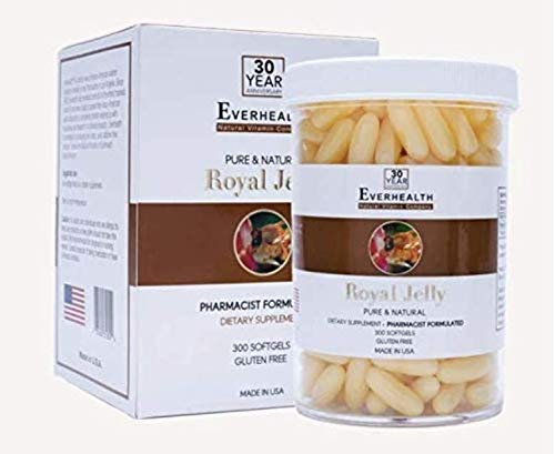 EVERHEALTH Vital Royal Jelly 1000mg Capsules, 300