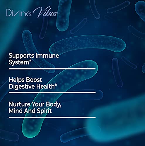 Divine Vibes Probiotics 40 Billion CFU, 60 Capsules
