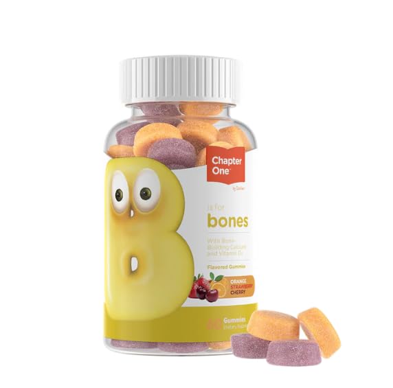 Zahler Yummy Kids Calcium Gummies - Non-GMO Gluten Free 250mg Calcium with Vitamin D3, Supports Strong Bones & Teeth in Toddlers and Children, 60 Gummies