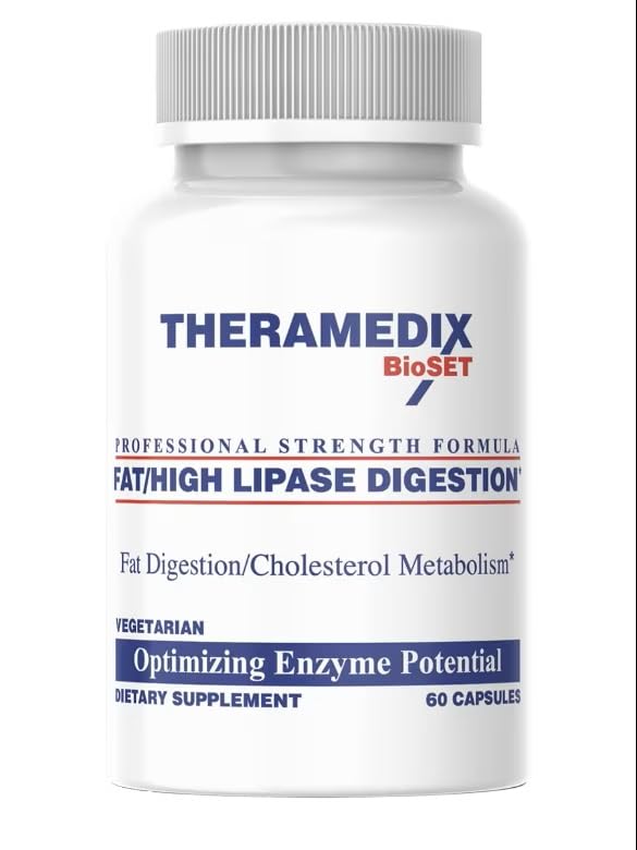 Theramedix Fat High Lipase Digestion Capsules 60 Capsules