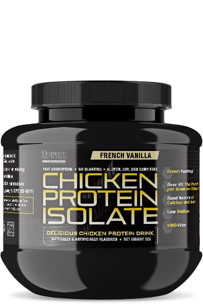 Ultimate Nutrition Chicken Protein Isolate Vanilla Protein Powder 1.13 oz