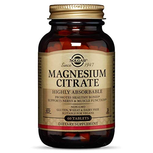 Solgar Magnesium Citrate Tablets 60 Count
