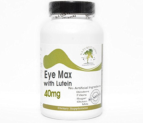 Naturetition Supplements Eye Max with Lutein 40mg 180 Capsules