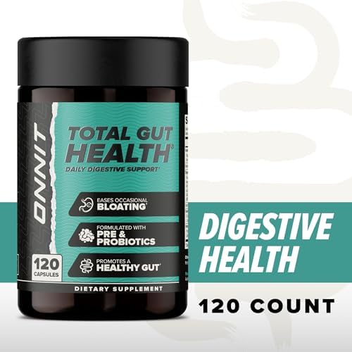 ONNIT Total Gut Health Daily Digestive Support Capsules 120